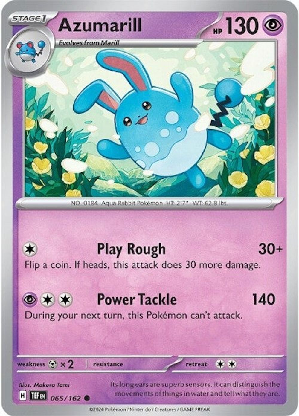 Azumarill — SV05: Temporal Forces