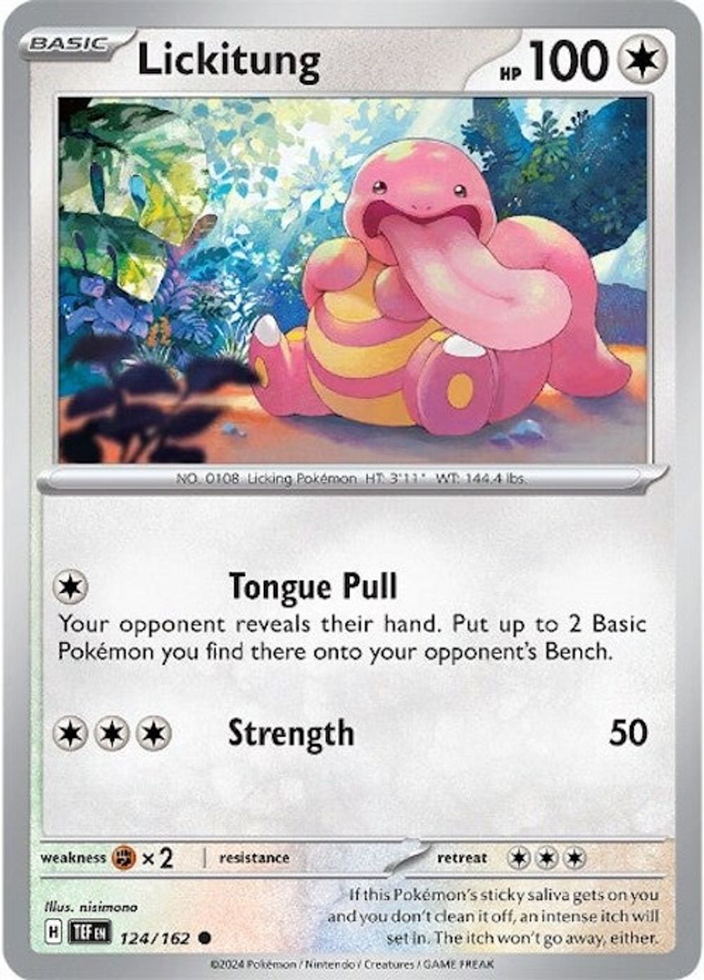 Lickitung - 124/162 — SV05: Temporal Forces