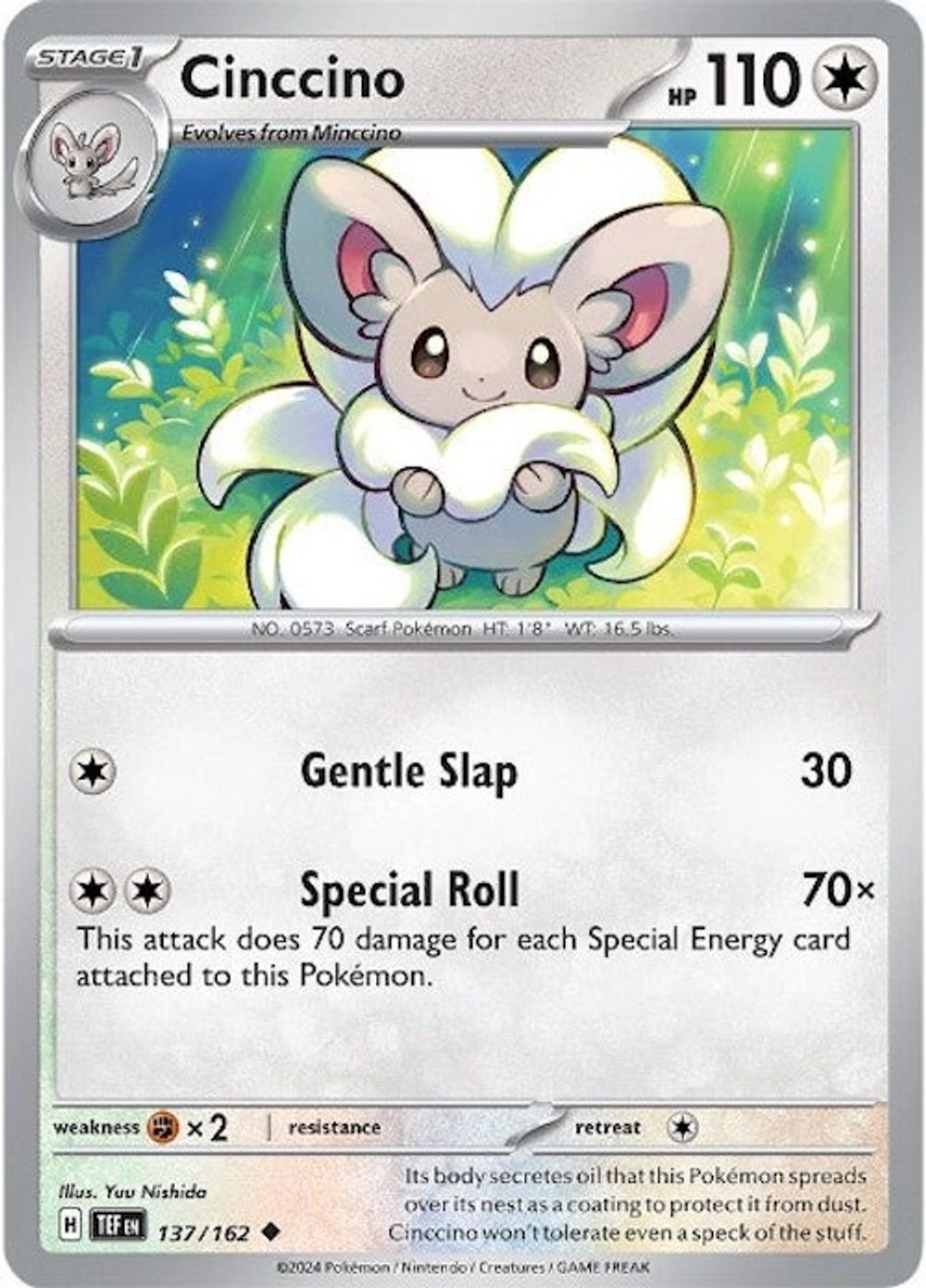 Cinccino - 137/162 — SV05: Temporal Forces