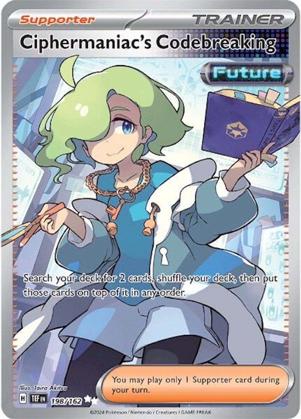 Ciphermaniac's Codebreaking - 198/162 — SV05: Temporal Forces