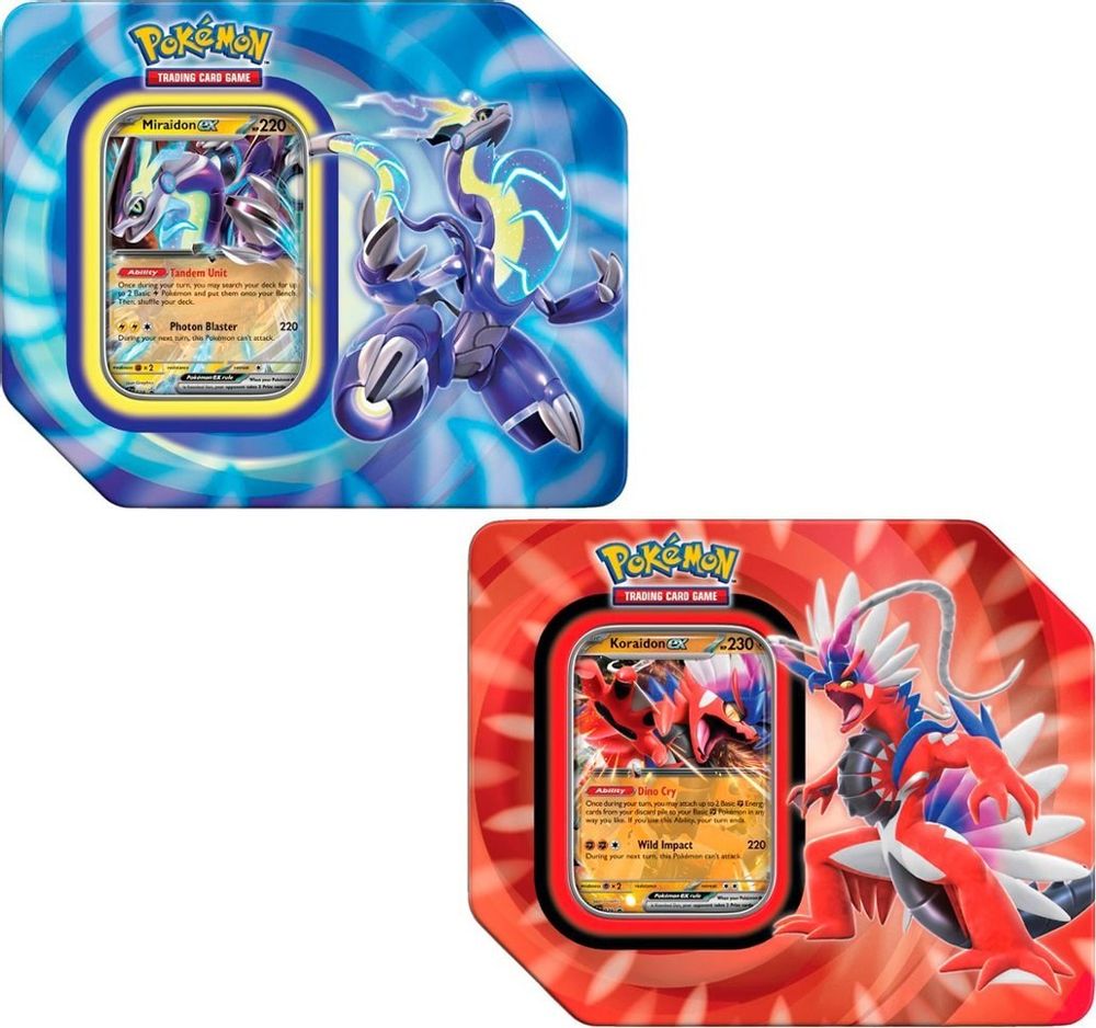 Paldea Legends Tins [Bundle of 2] (International Version) — Miscellaneous Cards & Products