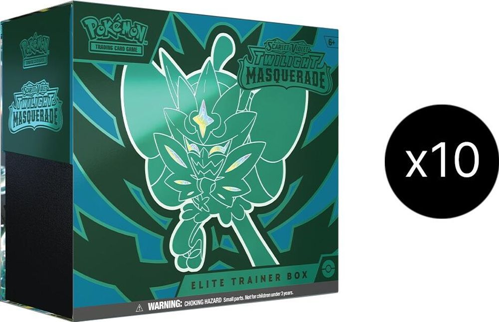 Twilight Masquerade Elite Trainer Box Case — SV06: Twilight Masquerade