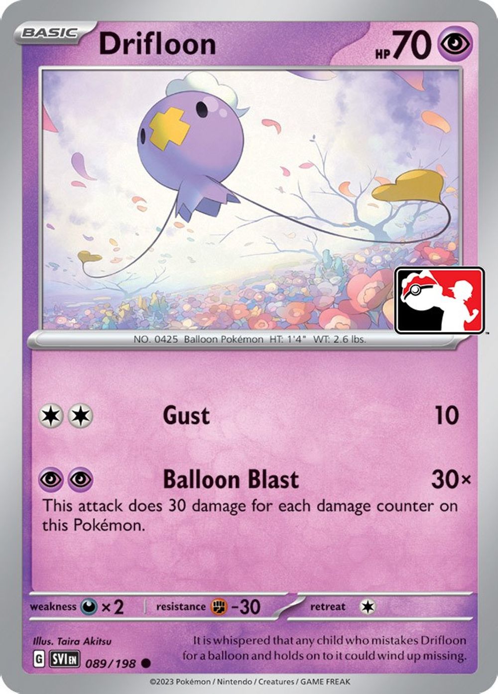 Drifloon — Prize Pack Series Cards