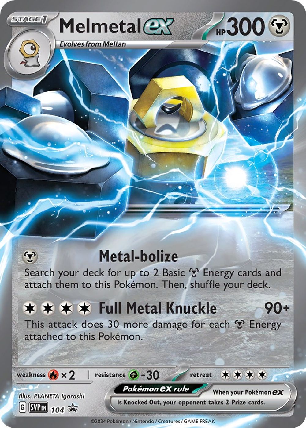 Melmetal ex - 104 — SV: Scarlet & Violet Promo Cards