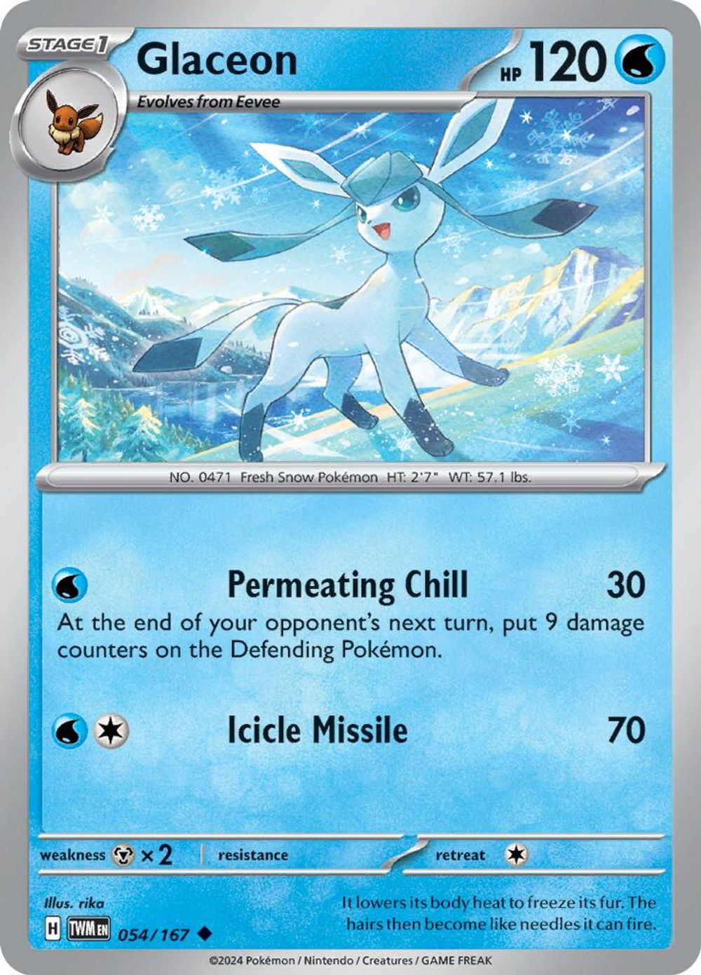 Glaceon — SV06: Twilight Masquerade