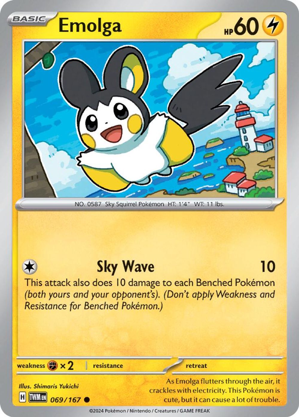 Emolga — SV06: Twilight Masquerade