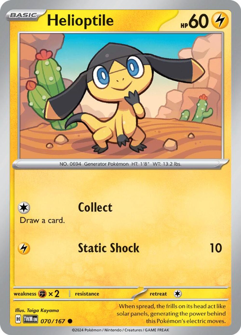 Helioptile — SV06: Twilight Masquerade