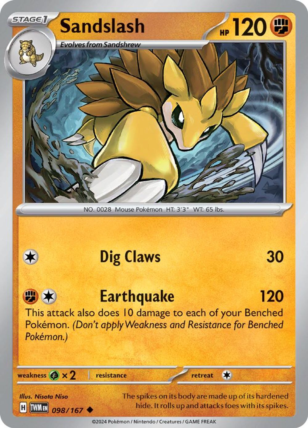 Sandslash — SV06: Twilight Masquerade