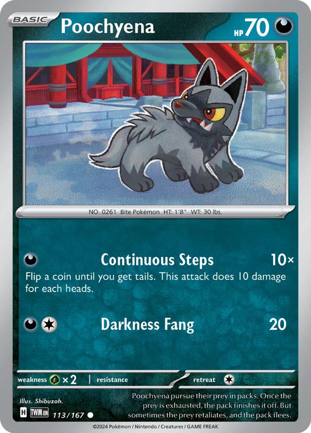 Poochyena — SV06: Twilight Masquerade
