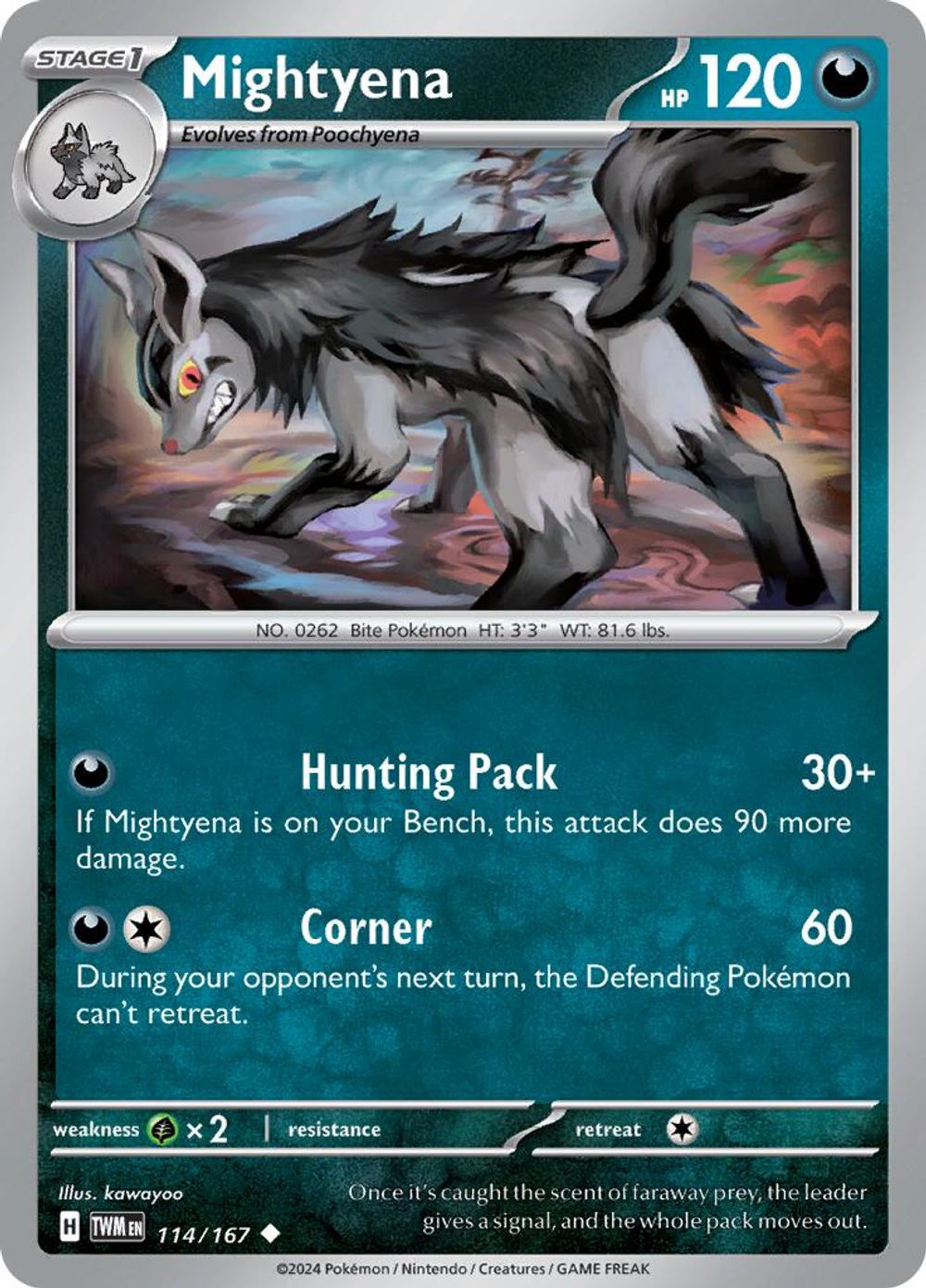 Mightyena — SV06: Twilight Masquerade