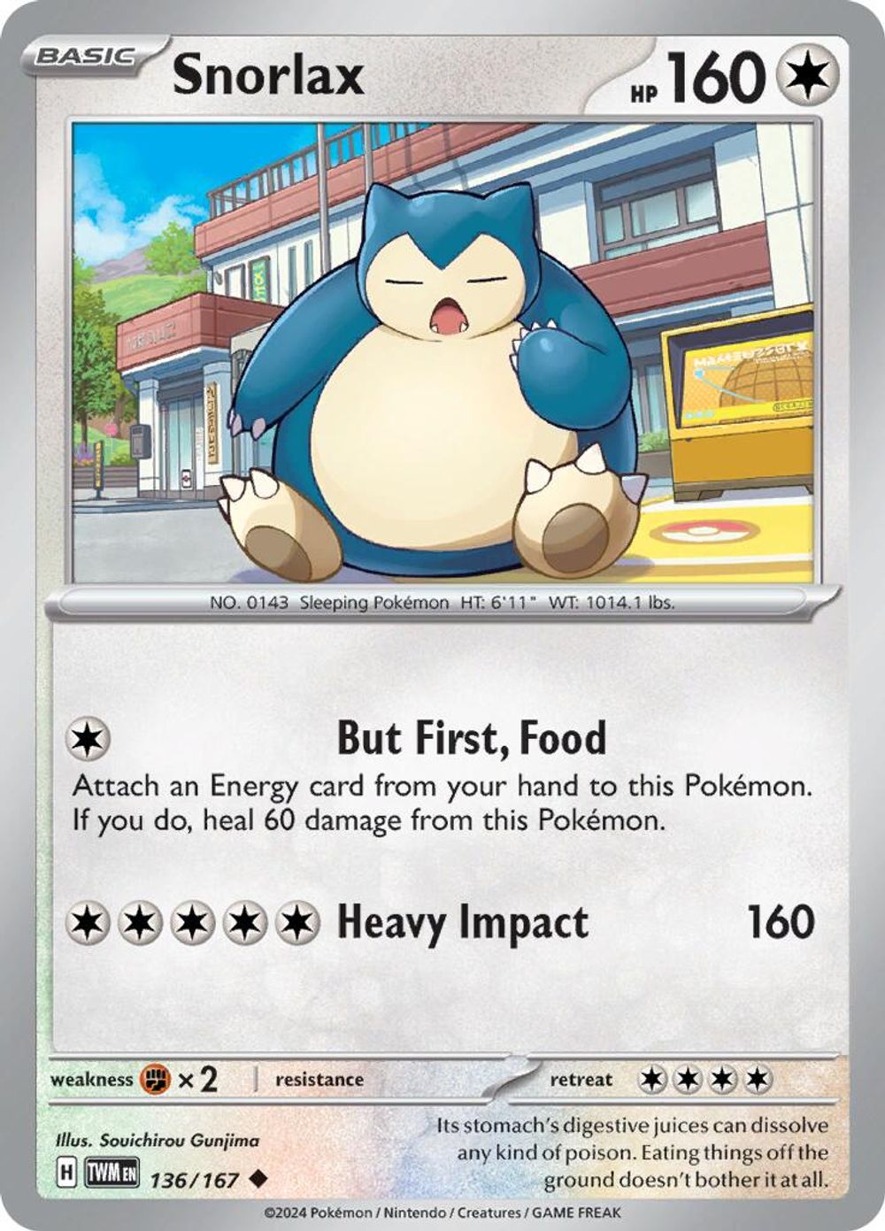 Snorlax — SV06: Twilight Masquerade