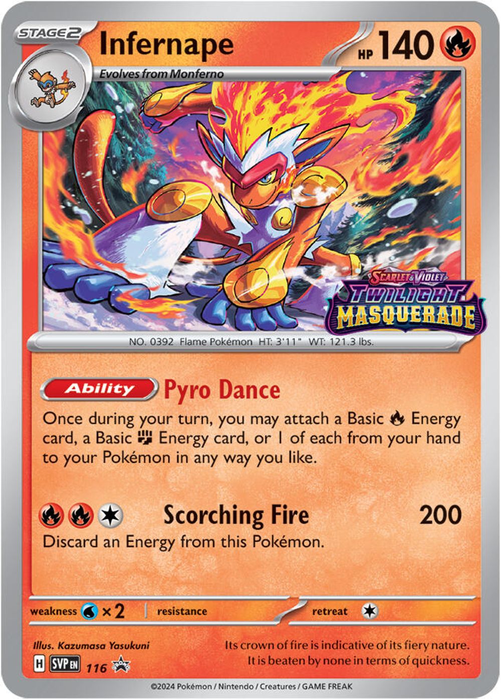 Infernape - 116 — SV: Scarlet & Violet Promo Cards