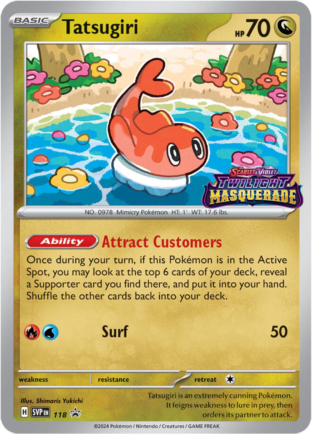Tatsugiri - 118 — SV: Scarlet & Violet Promo Cards