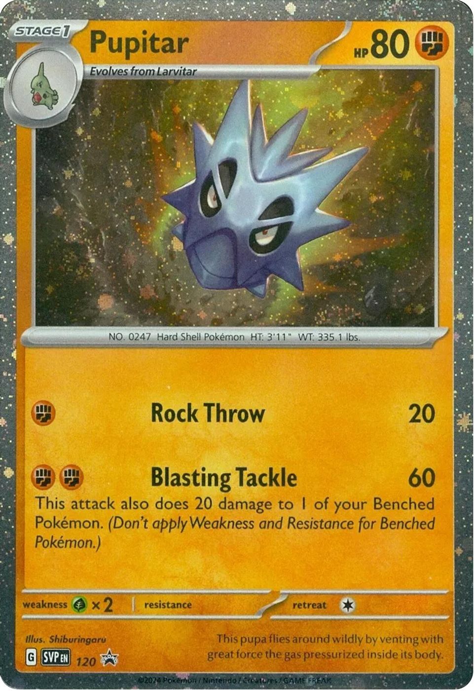 Pupitar - 120 — SV: Scarlet & Violet Promo Cards