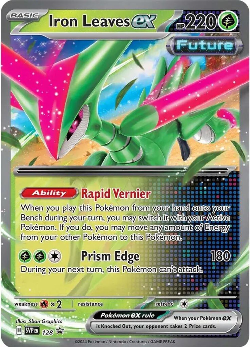 Iron Leaves ex - 128 — SV: Scarlet & Violet Promo Cards