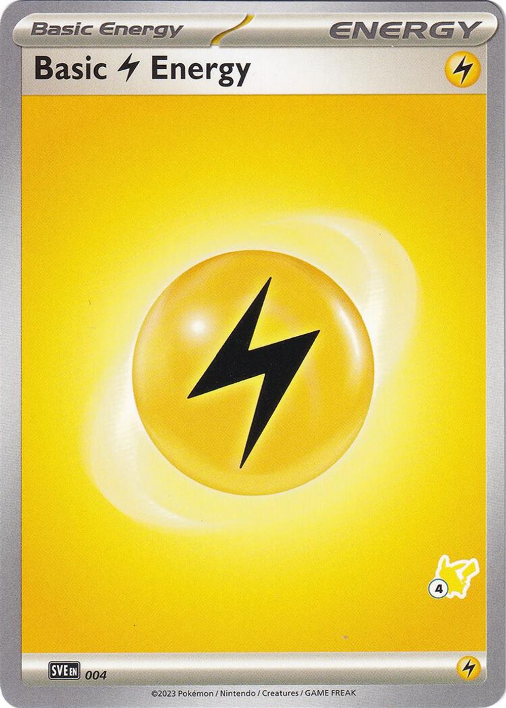 Basic Lightning Energy - Pikachu 4 — Battle Academy 2024