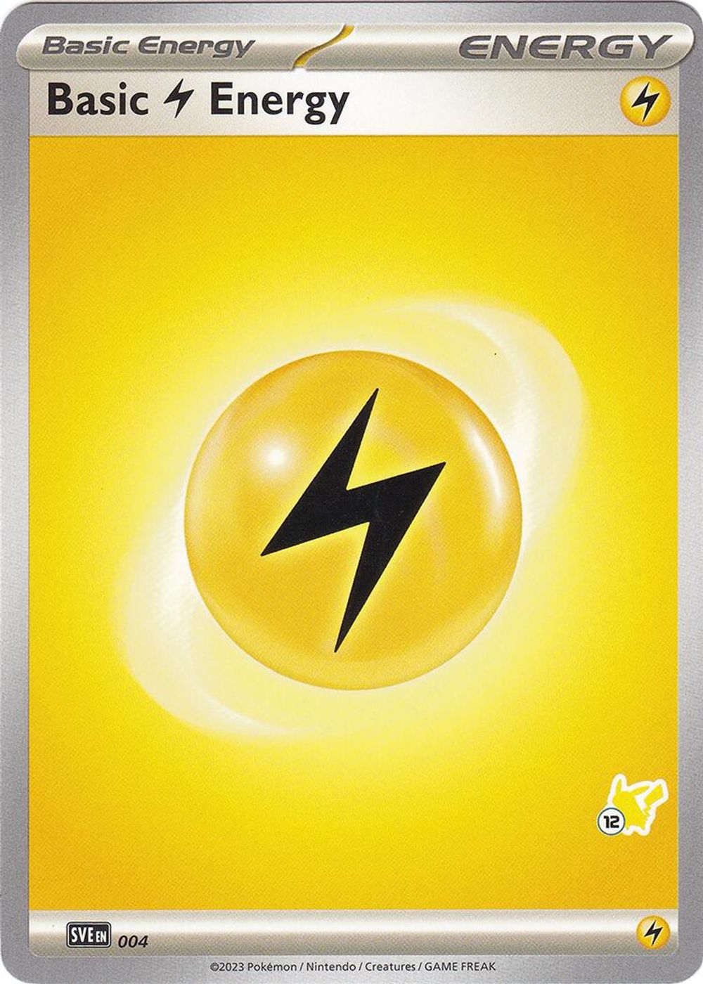 Basic Lightning Energy - Pikachu 12 — Battle Academy 2024