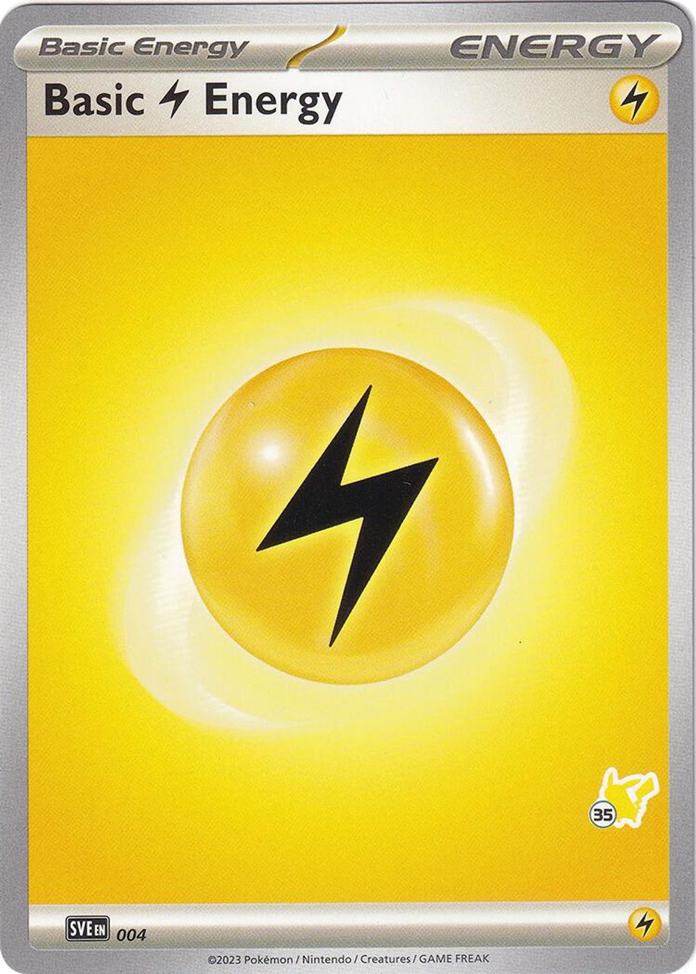 Basic Lightning Energy - Pikachu 35 — Battle Academy 2024