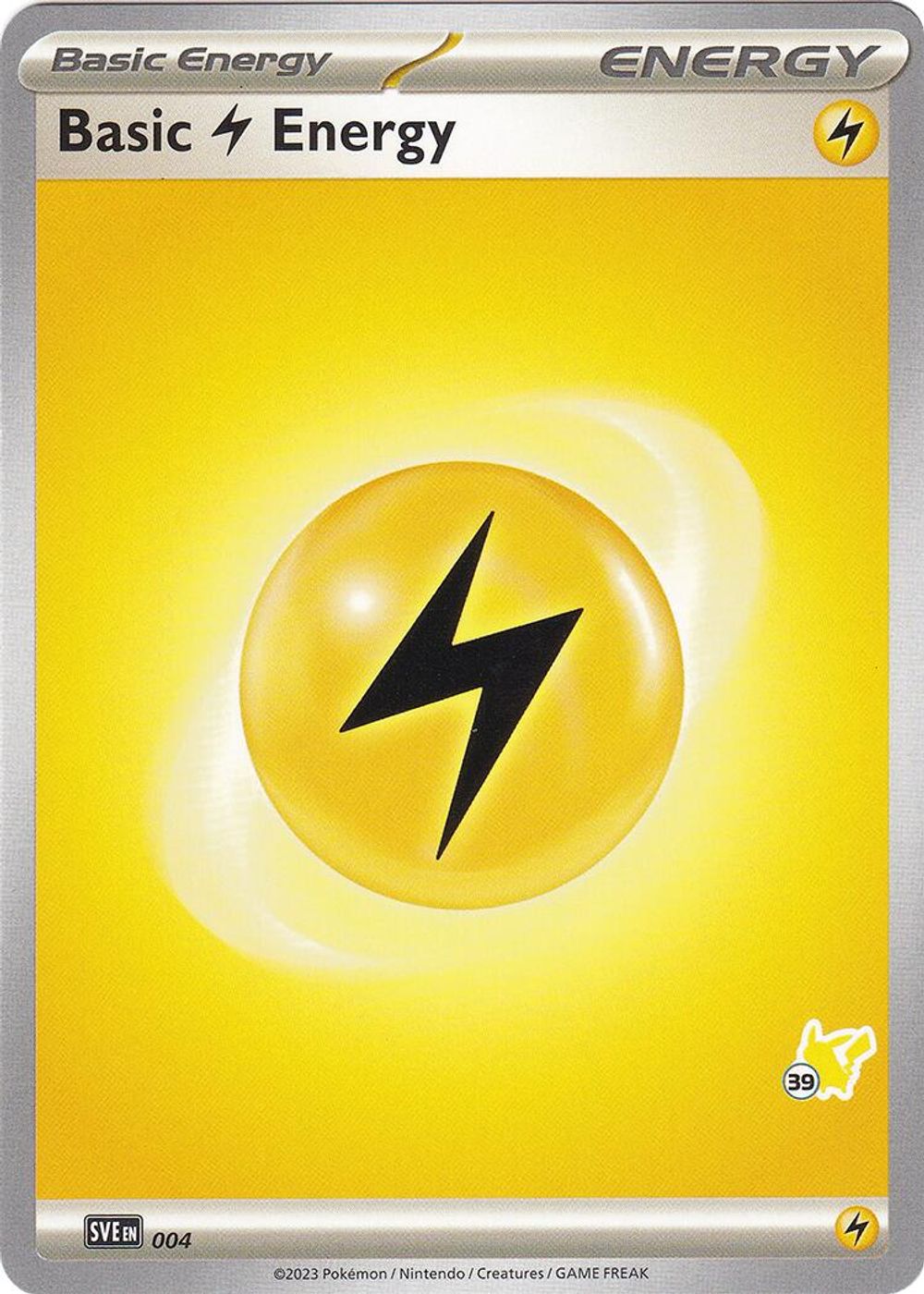 Basic Lightning Energy - Pikachu 39 — Battle Academy 2024