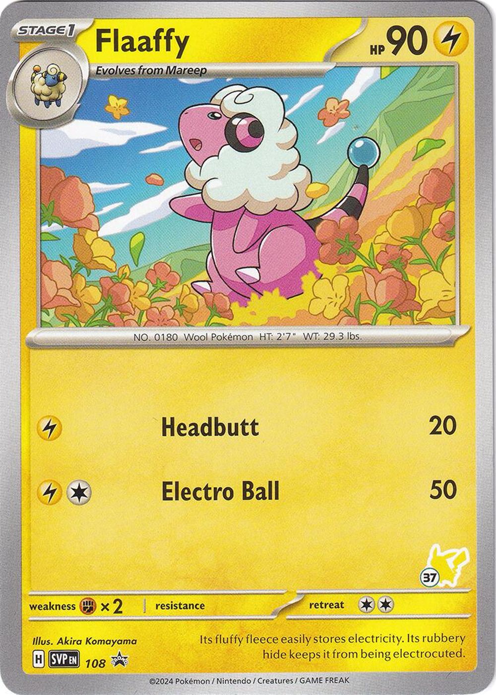 Flaaffy - Pikachu 37 — Battle Academy 2024