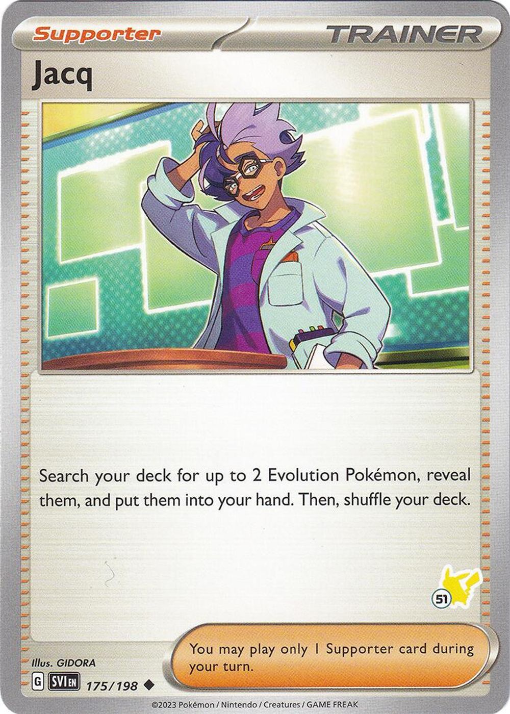 Jacq - Pikachu 51 — Battle Academy 2024