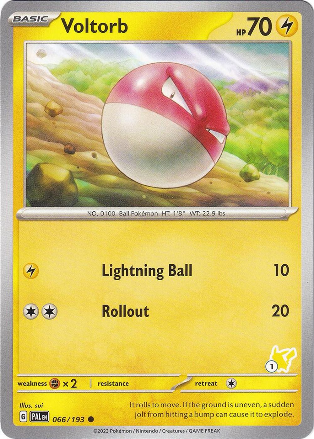 Voltorb - Pikachu 1 — Battle Academy 2024