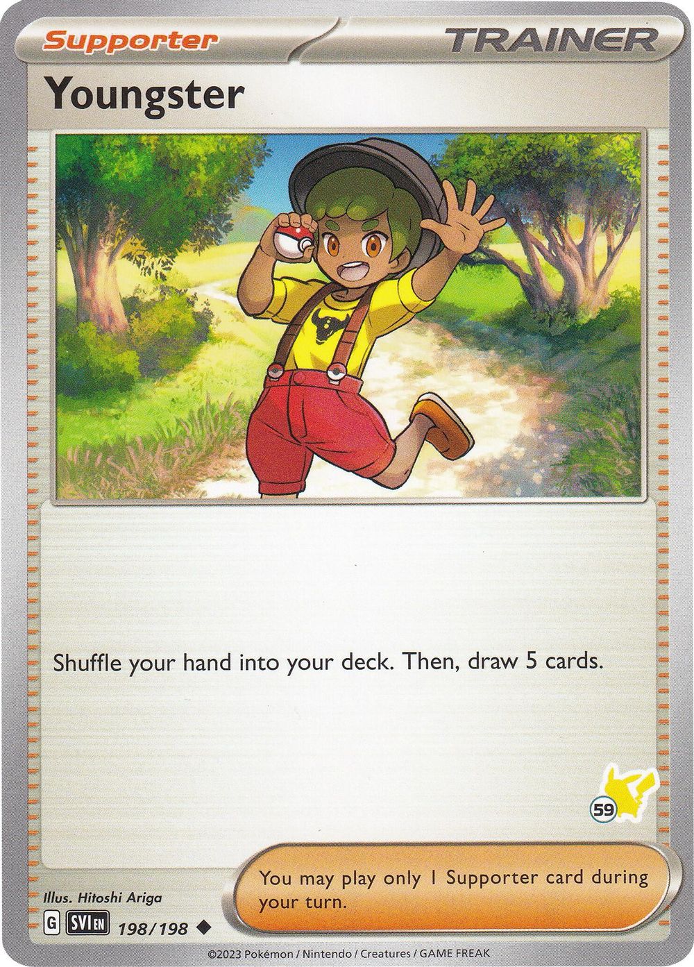 Youngster - Pikachu 59 — Battle Academy 2024