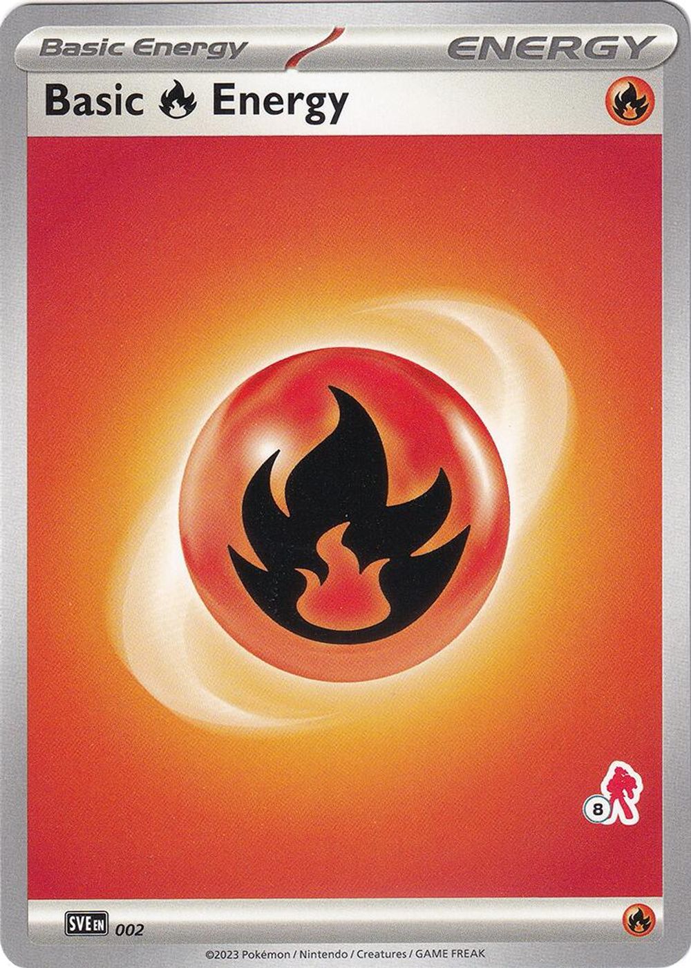 Basic Fire Energy - Armarouge 8 — Battle Academy 2024