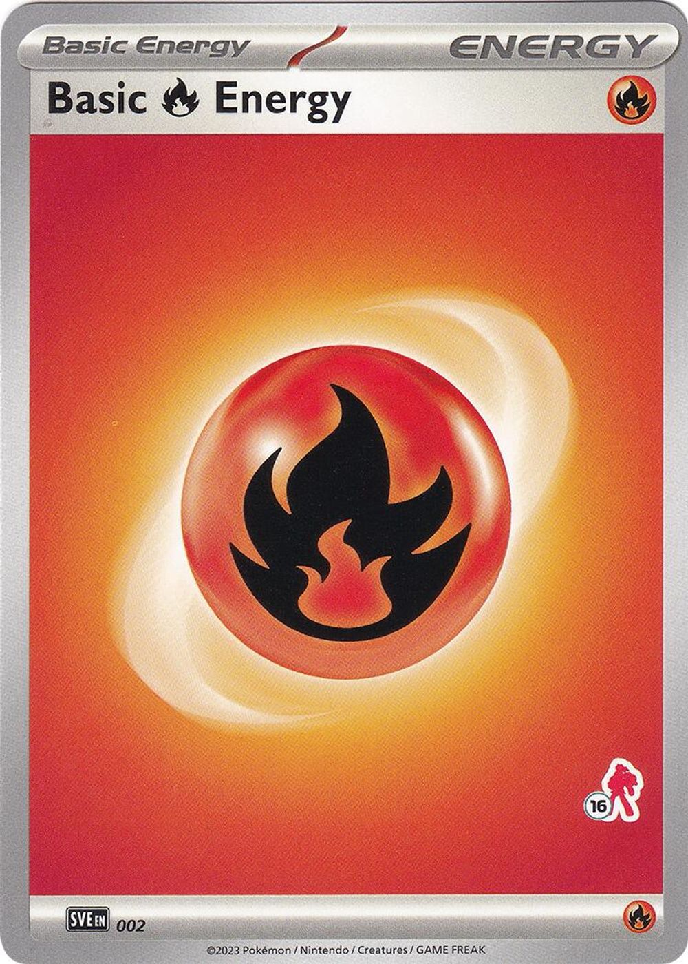Basic Fire Energy - Armarouge 16 — Battle Academy 2024