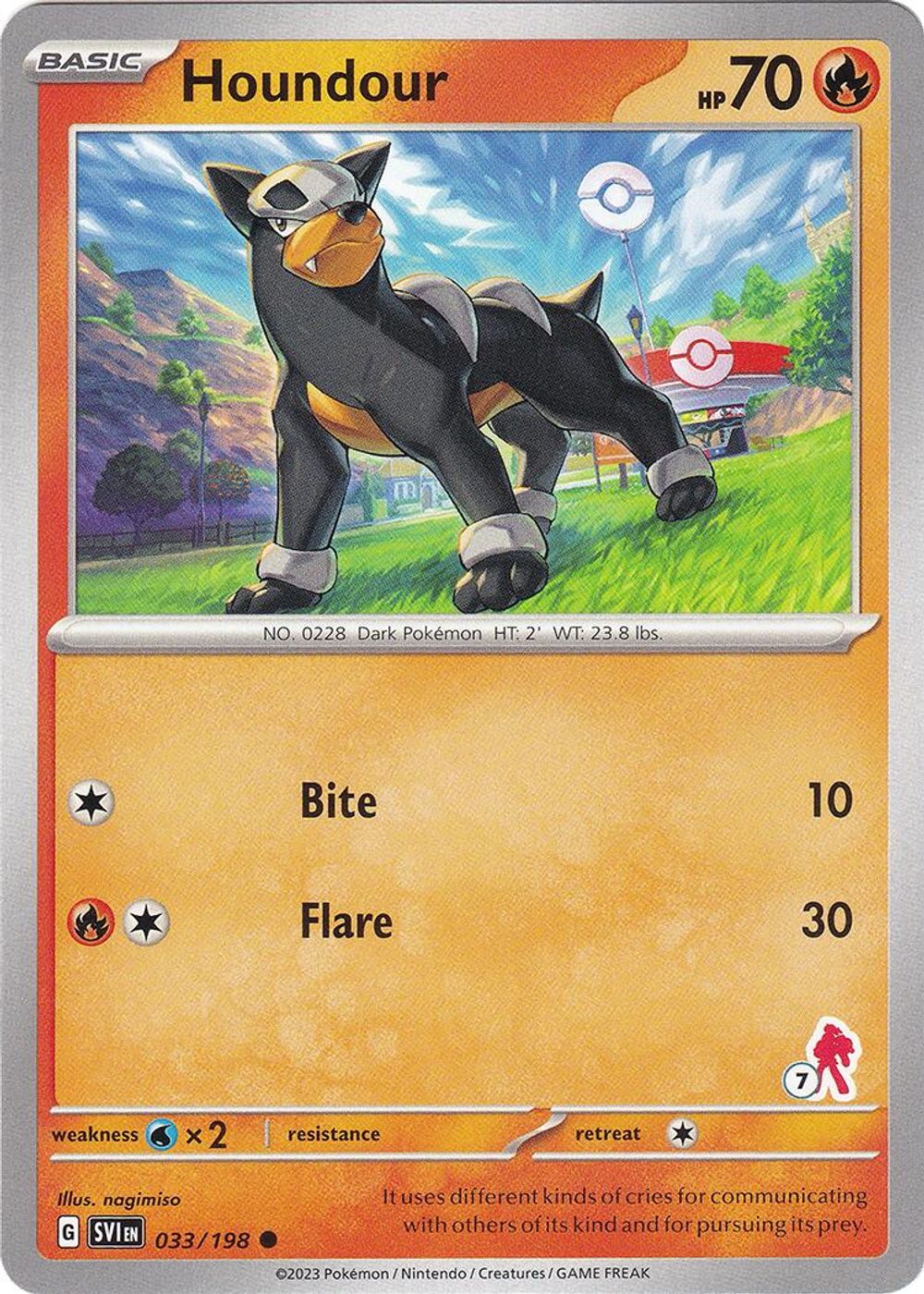 Houndour - Armarouge 7 — Battle Academy 2024