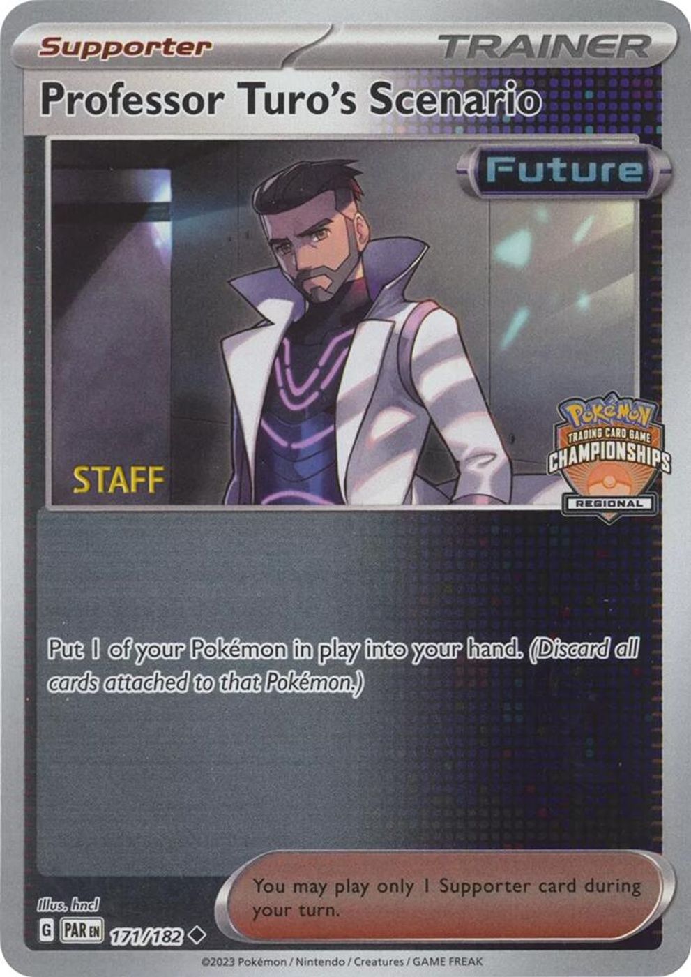 Professor Turo's Scenario - 171/182 (Regional Championships) [Staff] — League & Championship Cards