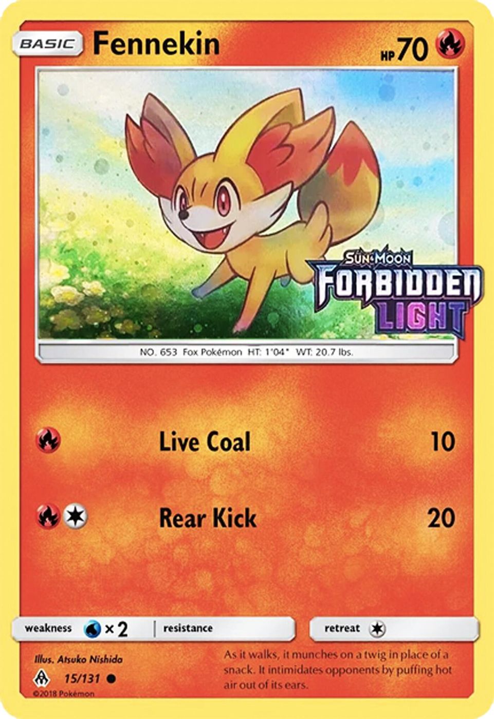 Fennekin - 15/131 (Toys R' Us Promo) — SM Promos