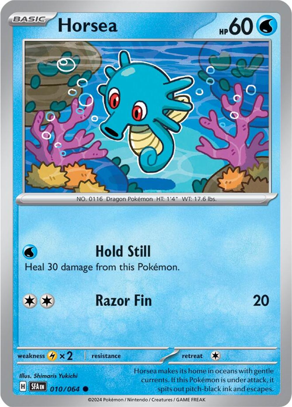 Horsea - 010/064 — SV: Shrouded Fable