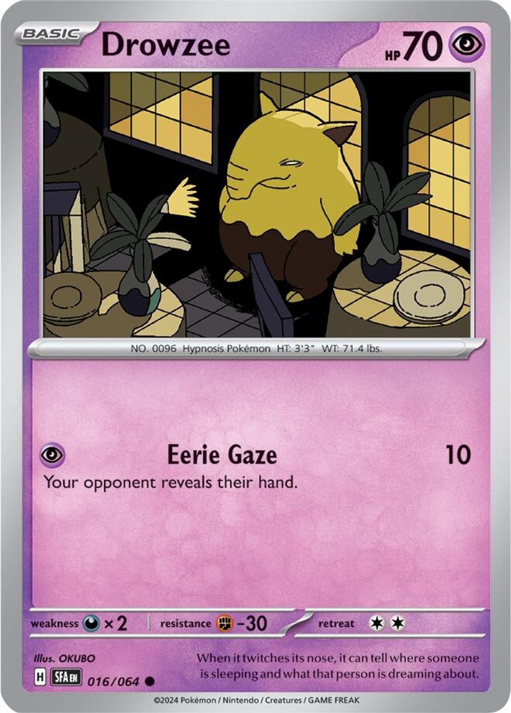Drowzee — SV: Shrouded Fable