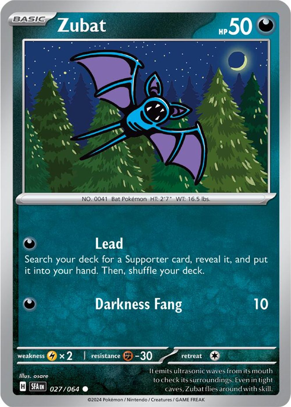 Zubat — SV: Shrouded Fable