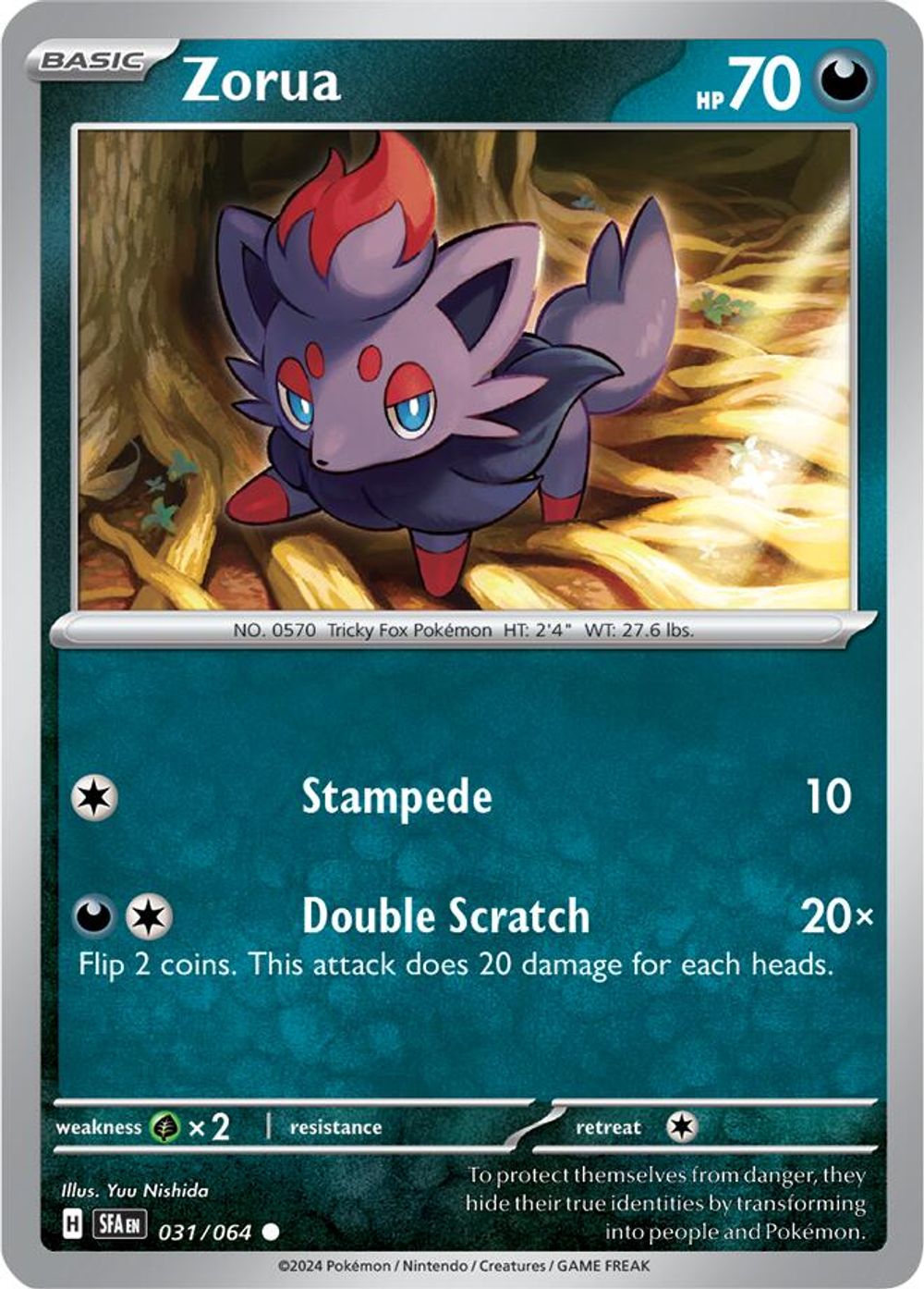 Zorua - 031/064 — SV: Shrouded Fable
