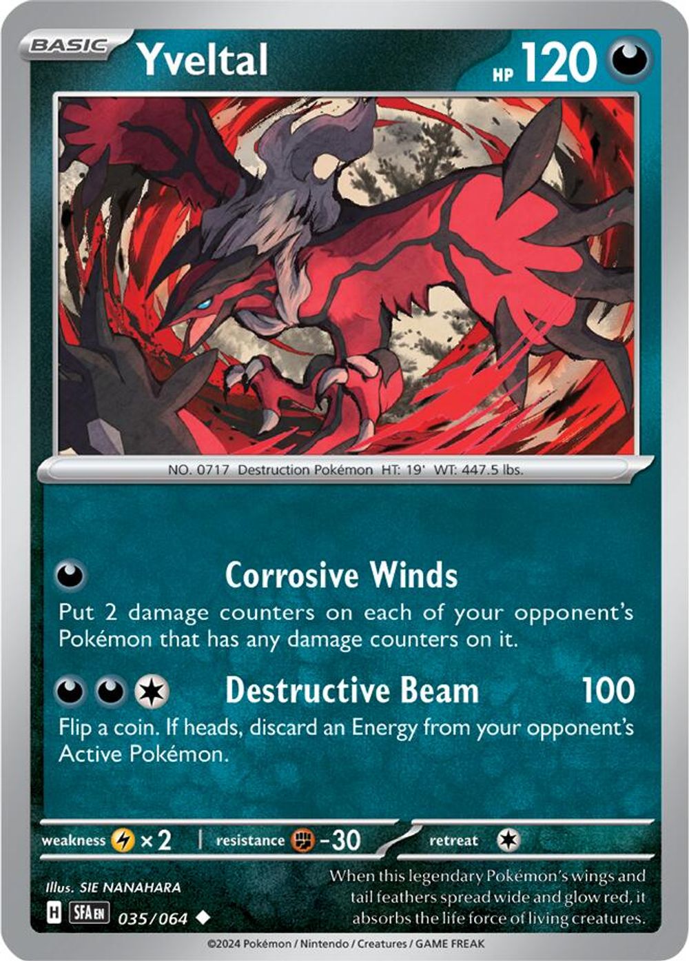 Yveltal — SV: Shrouded Fable