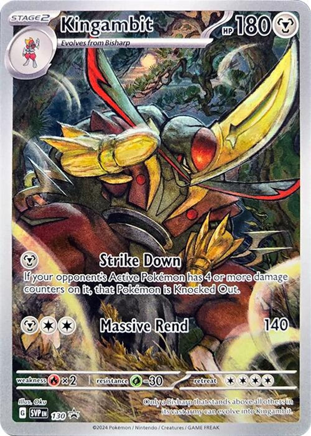 Kingambit - 130 — SV: Scarlet & Violet Promo Cards