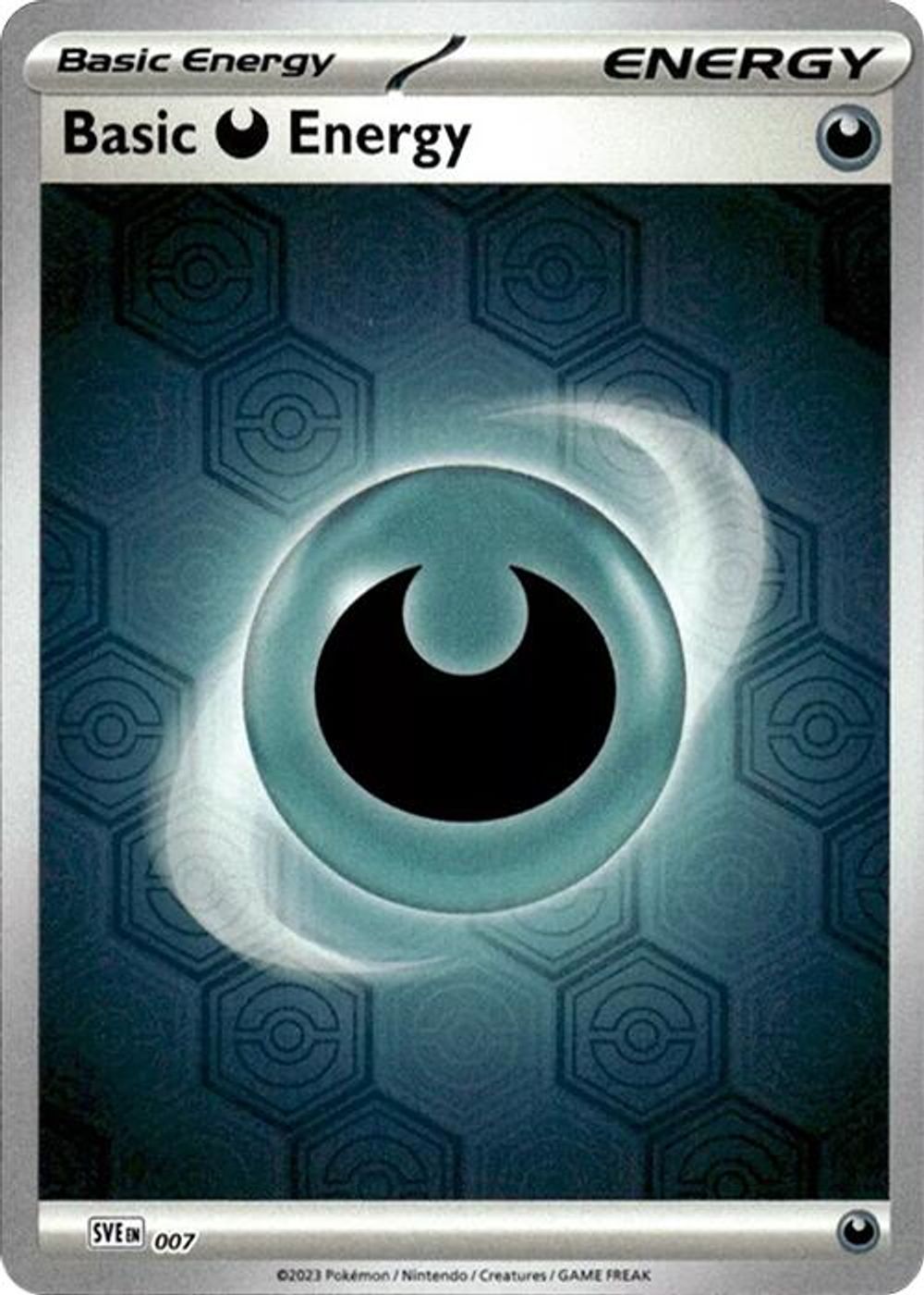 Basic Darkness Energy (Reverse Holofoil) — SV: Shrouded Fable