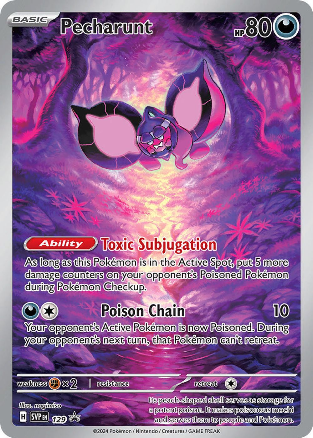 Pecharunt - 129 — SV: Scarlet & Violet Promo Cards