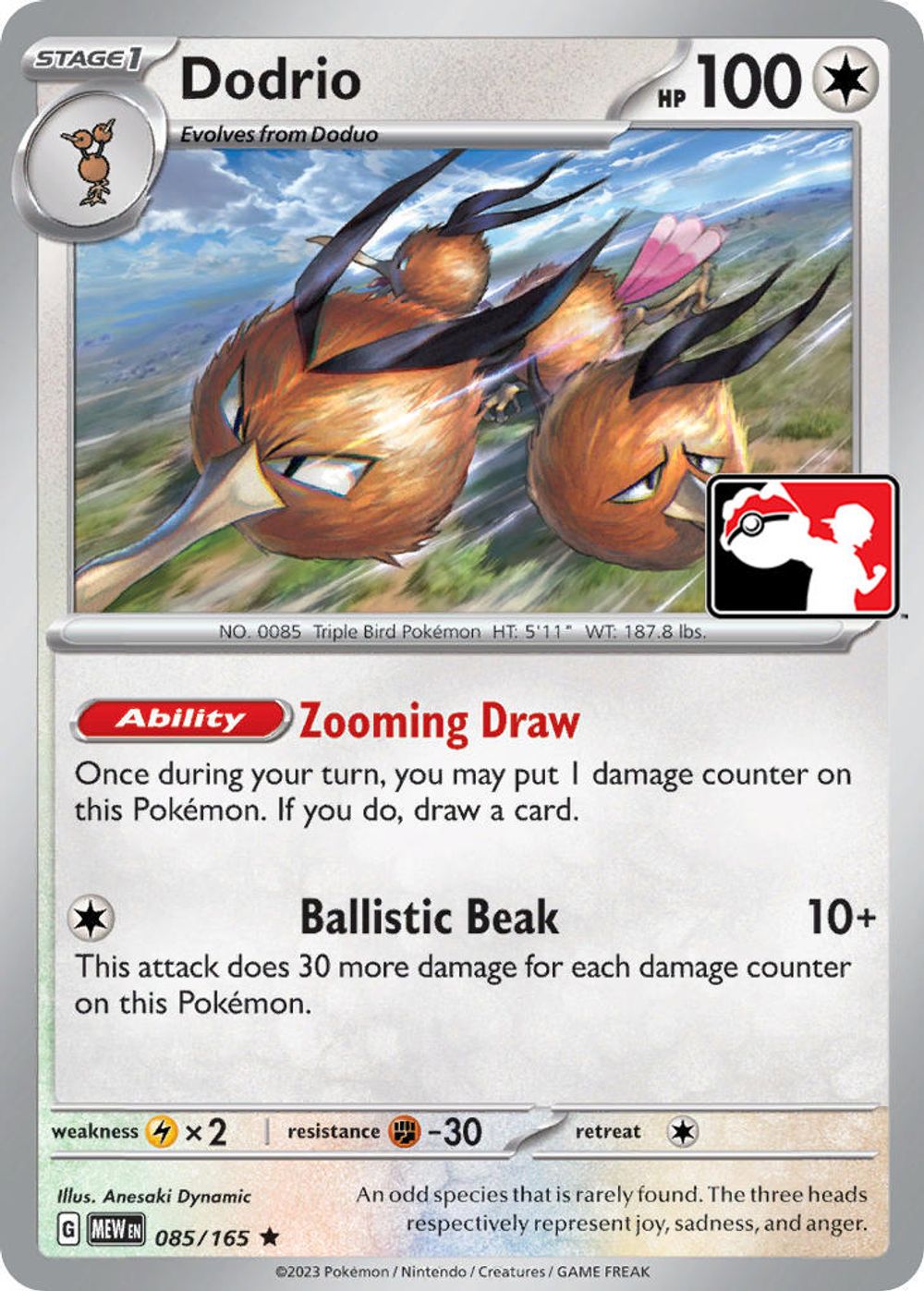 Dodrio — Prize Pack Series Cards
