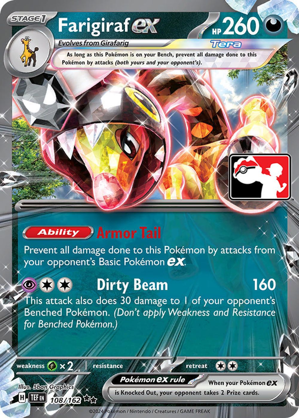 Farigiraf ex — Prize Pack Series Cards
