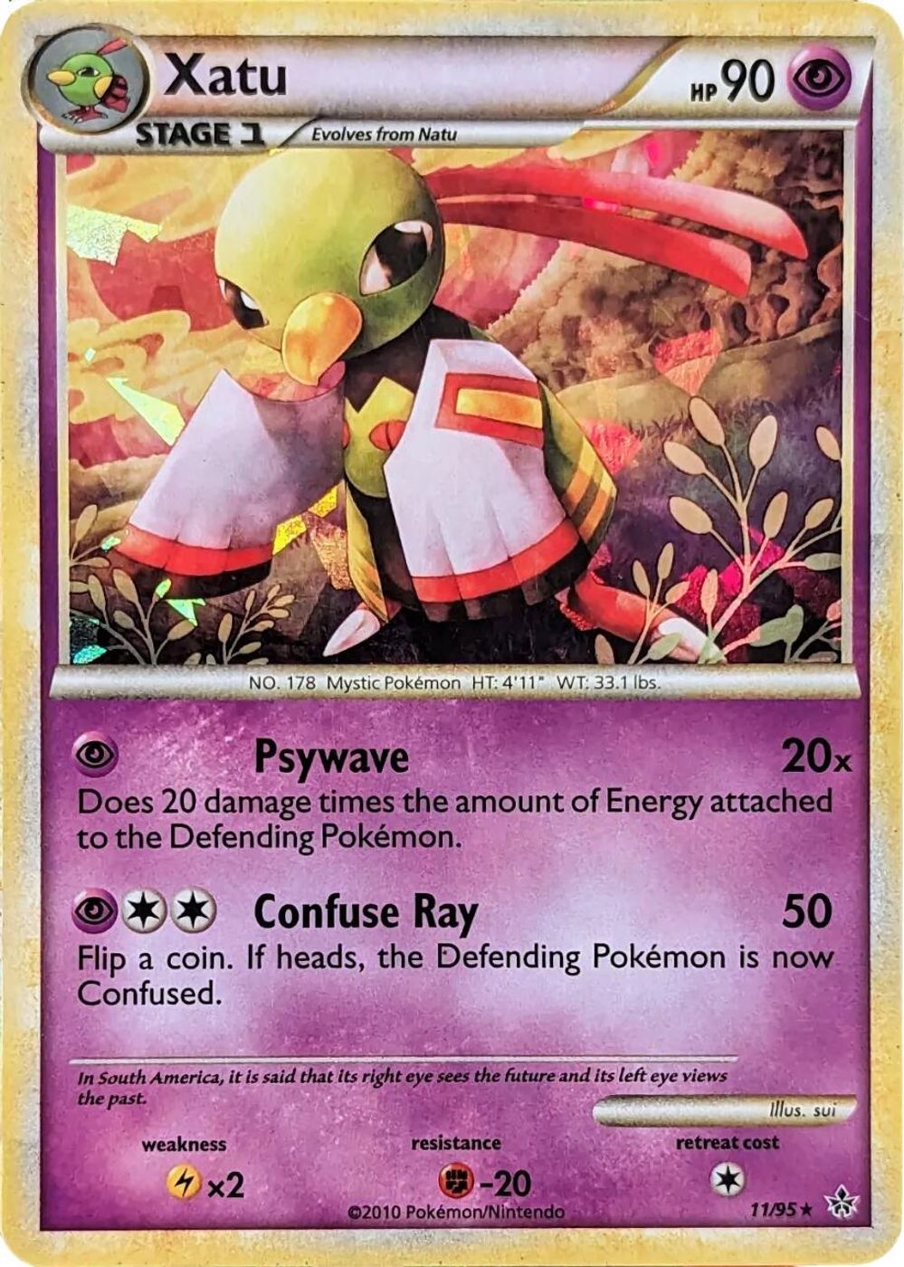 Xatu - 11/95 (Cracked Ice Holo) — Blister Exclusives