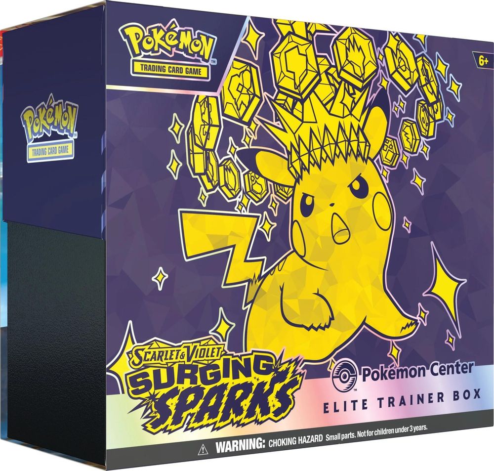 Surging Sparks Pokemon Center Elite Trainer Box (Exclusive) — SV08: Surging Sparks