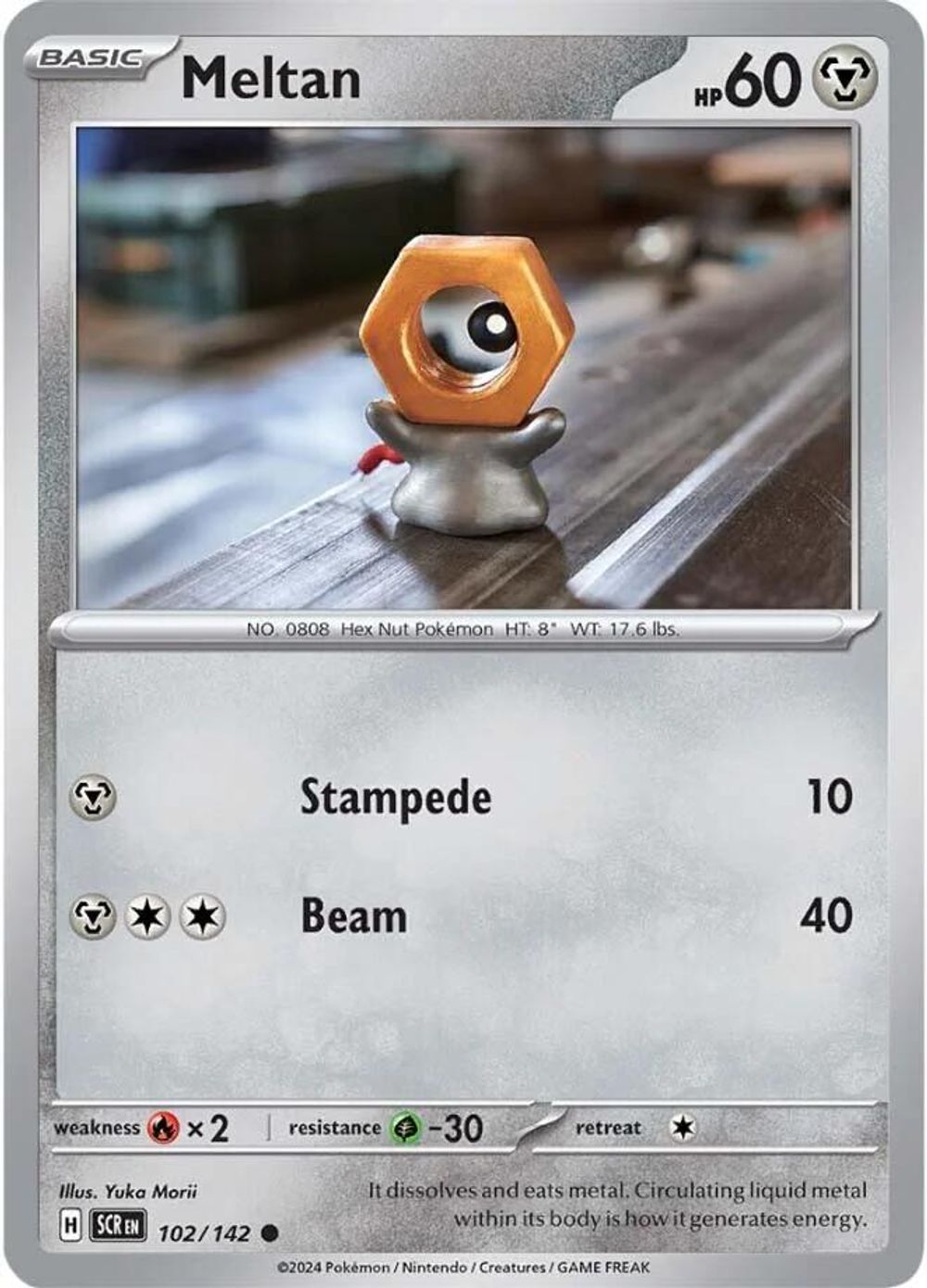 Meltan - 102/142 — SV07: Stellar Crown