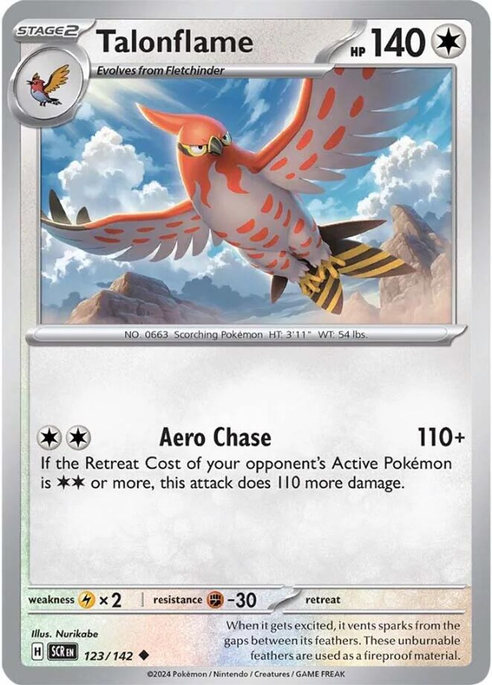 Talonflame — SV07: Stellar Crown