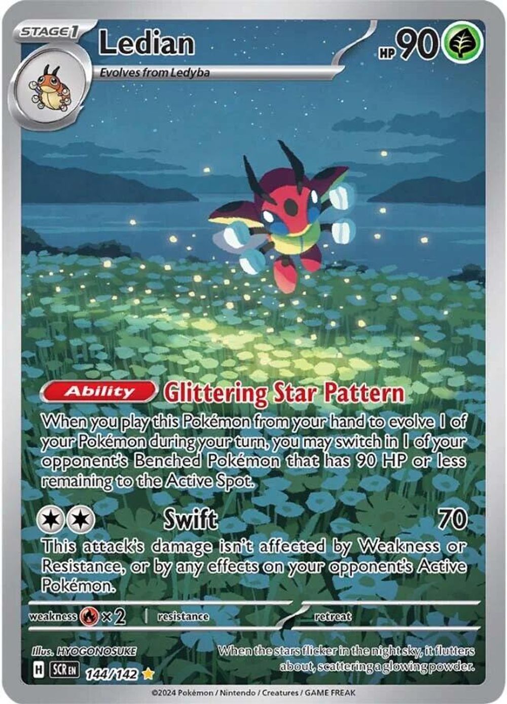 Ledian - 144/142 — SV07: Stellar Crown