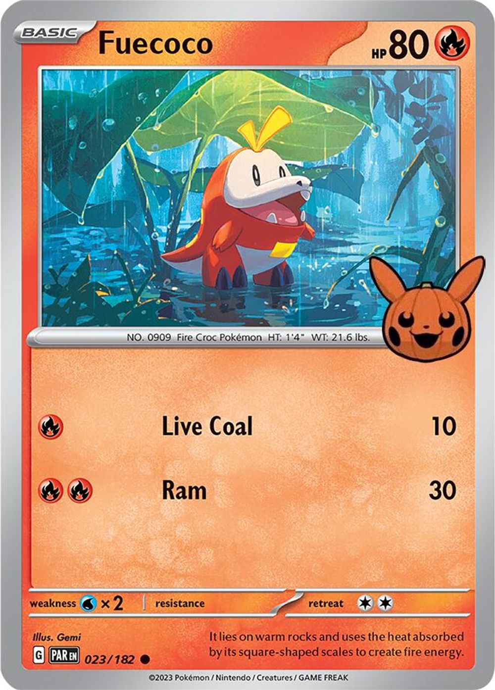 Fuecoco — Trick or Trade BOOster Bundle 2024