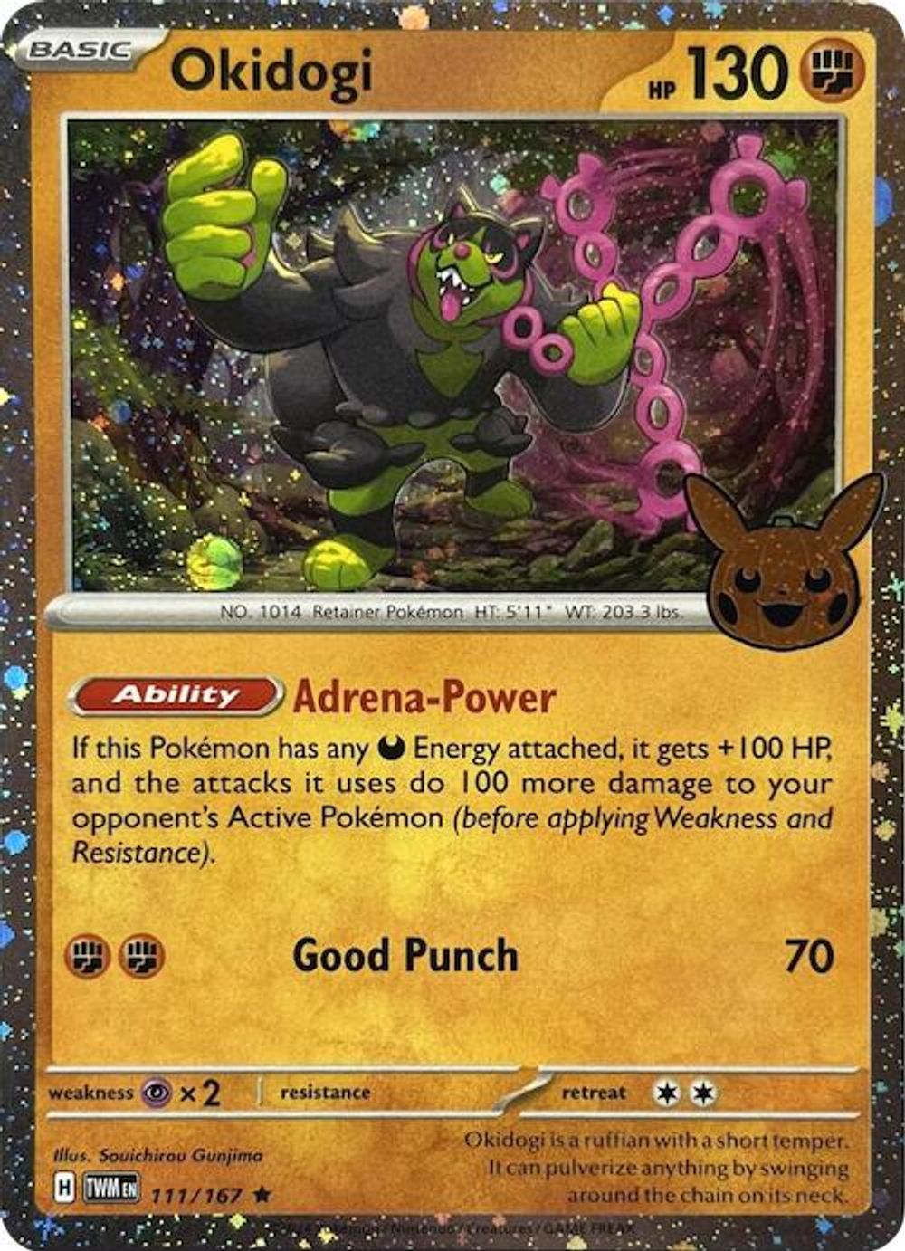 Okidogi (Cosmos Holo) — Trick or Trade BOOster Bundle 2024