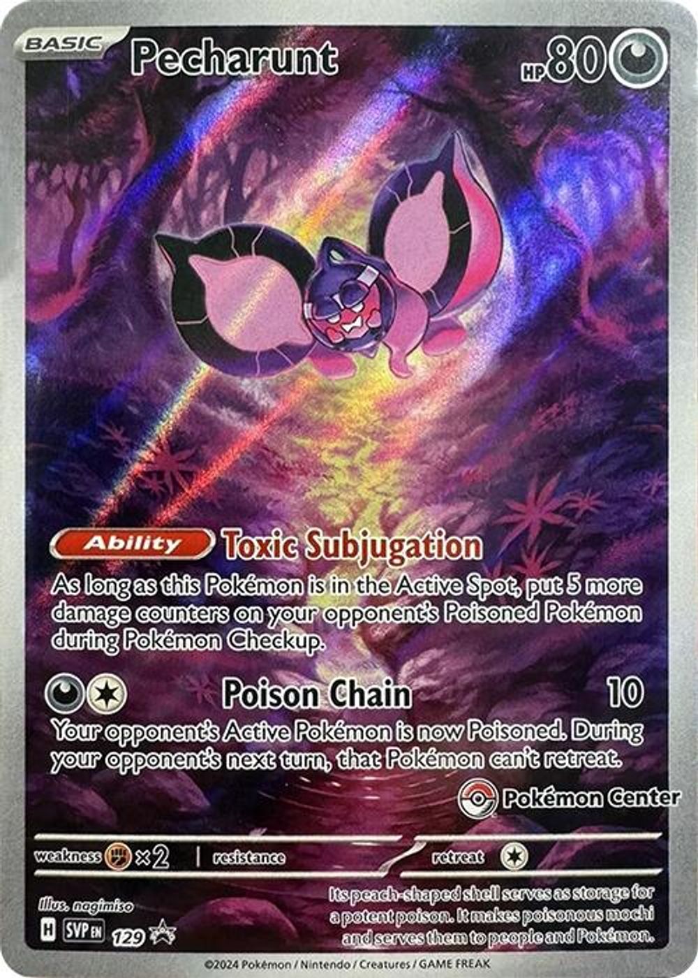 Pecharunt - 129 (Pokemon Center Exclusive) — SV: Scarlet & Violet Promo Cards
